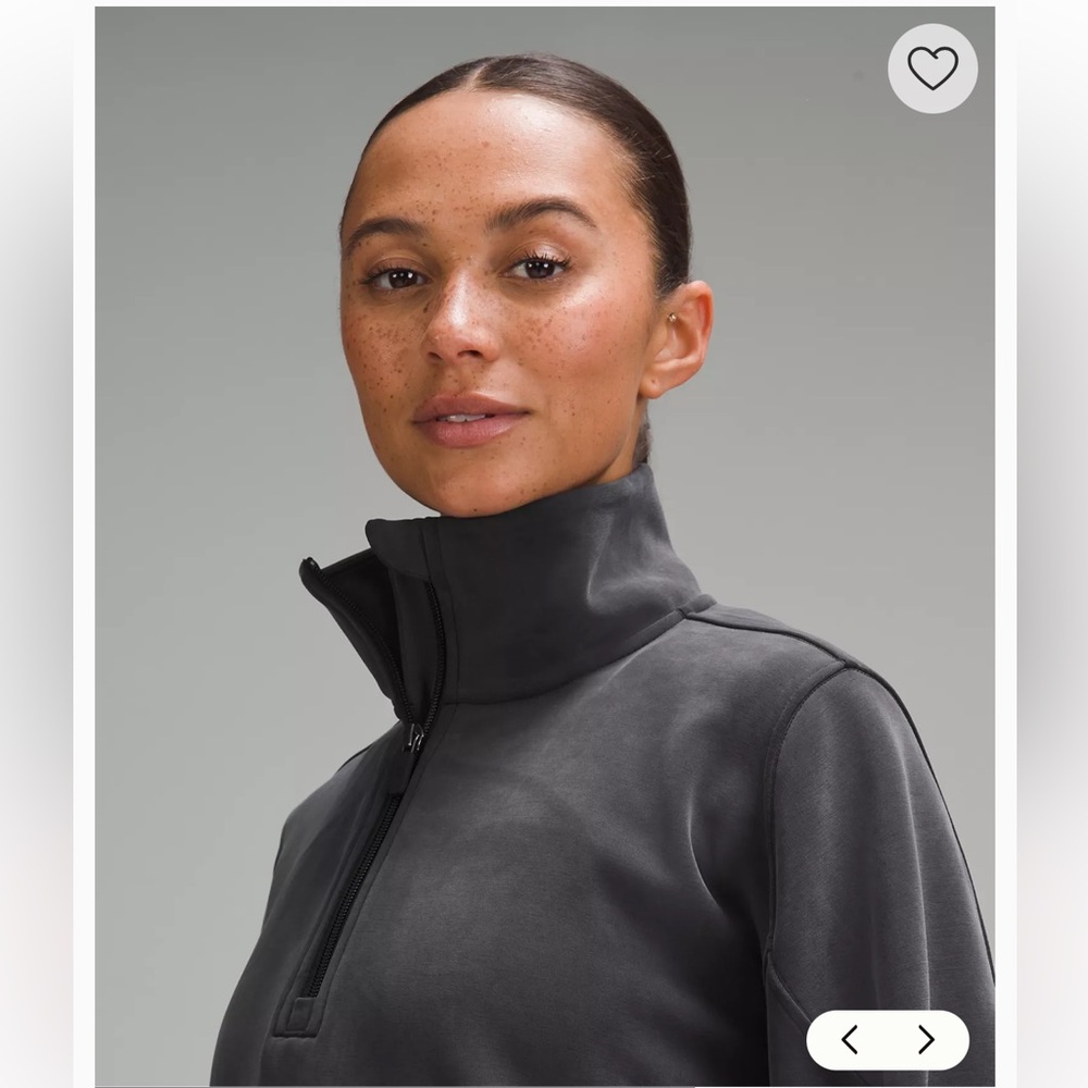 lululemon athletica Charcoal Gray Half-Zip Pullover - Picture 5 of 16